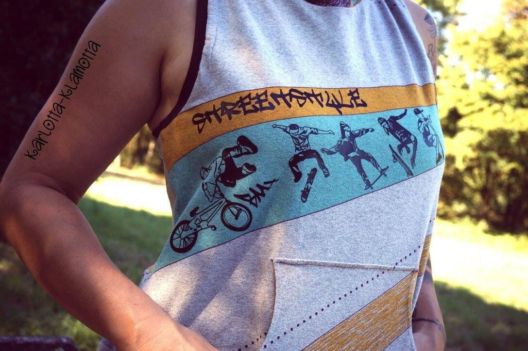 Design Serie Skater Scooter BMX &amp; Co. Plotterdatei DXF SVG Skateboard Halfpipe Longboard Inliner Quarterpipe Ganesha Mütze Handschuhe Kassettenrekorder