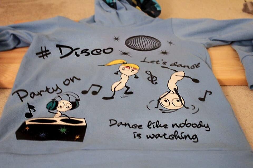 Anton &amp; Antonia Disco Ameisen Plotterdatei DXF SVG Fusselfreies DJ, Musik, Tanzen, Tanzfläche, Turntables, Ameise, Schallplatte, Noten, Herzen, Kopfhörer