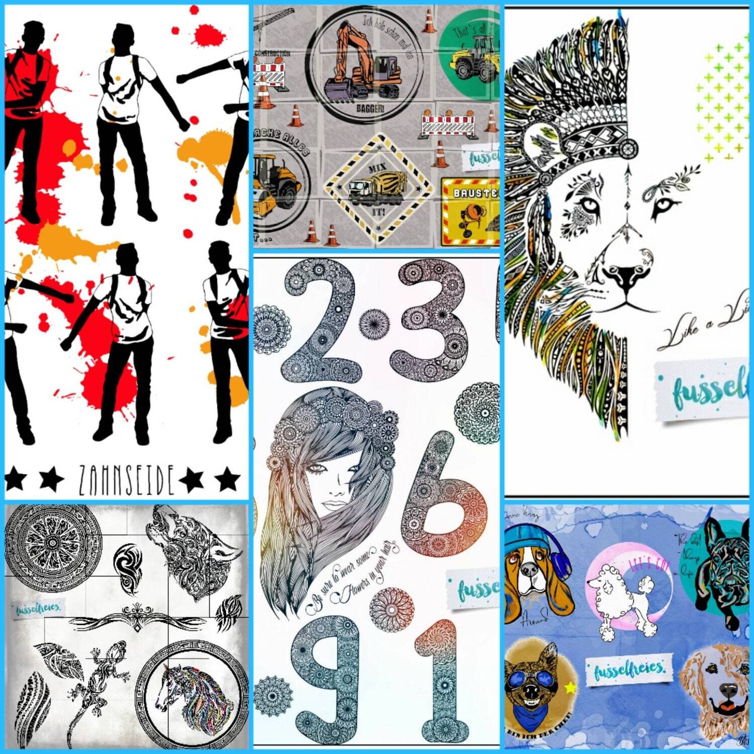 Design Megapack Juni 2018 Plotterdatei DXF SVG Fusselfreies - 48 einzigarte Designs und 53 Schriftzüge