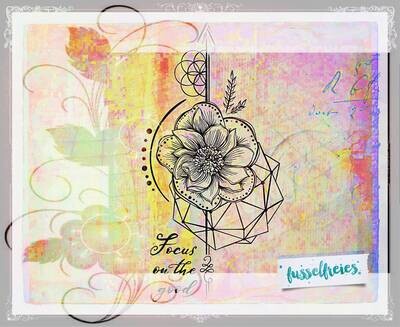 Blüten Design 2020 - Blume Geometrie Plotterdatei DXF SVG von Fusselfreies