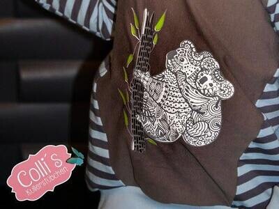 Design Koala Plotterdatei DXF SVG Fusselfreies PNG Plottervorlage Koala Bär Baby Dschungel Tier