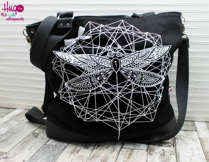 Mandala Libelle Plotterdatei Plottervorlage DXF SVG Fusselfreies (aus Adventskalender 2016)