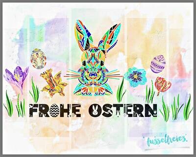 Oster &amp; Frühlings Designs 2020 Plotterdatei DXF SVG Ostern, Osterhase, Tulpe, Narzisse, Krokus, Primel von Fusselfreies