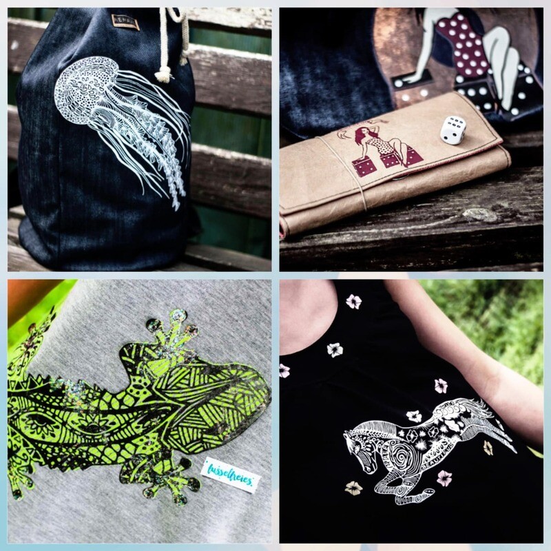 Design MegaPack Juni 2016 Fusselfreies - 55 Plotterdatei DXF SVG  Motive in 4 Themenpaketen Hai Rochen Rockabilly Jukebox Skull Einhorn Gecko