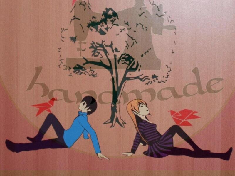 Design Manga Mädchen und Junge, Baum, Origami Vogel Plotterdatei DXF SVG 
 Fusselfreies Silhouette Cameo