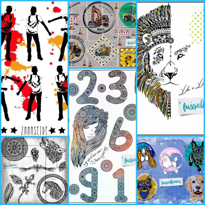 Design Megapack Juni 2018 Plotterdatei DXF SVG Fusselfreies - 48 einzigarte Designs und 53 Schriftzüge