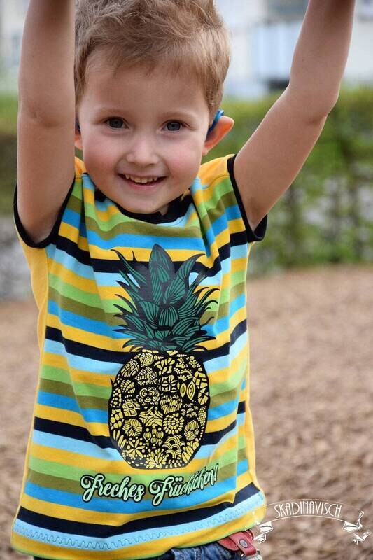 Freche Früchtchen Plotterdatei DXF SVG Fusselfreies Ananas Erdbeere Kirsche Banane Apfel Früchte Mandala Boho Sommer