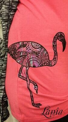 Design Serie Flamingos Plotterdatei DXF SVG Fusselfreies PNG Rohrkolben Vögel Vogel Mandala Flamingo Schal Mütze Mandala Boho