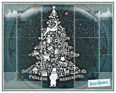 Weihnachtsbaum Tannenbaum  Christbaum Plotterdatei DXF SVG von  Fusselfreies (aus Adventskalender 2021)