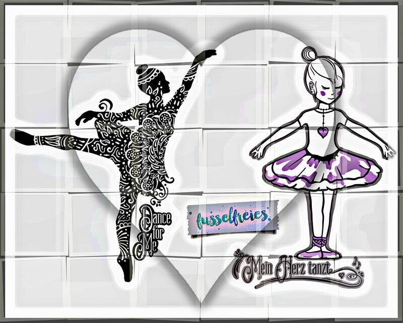 Prima Ballerina / Ballett - Plotterdatei DXF SVG Ballerinas von Fusselfreies (aus Adventskalender 2021)