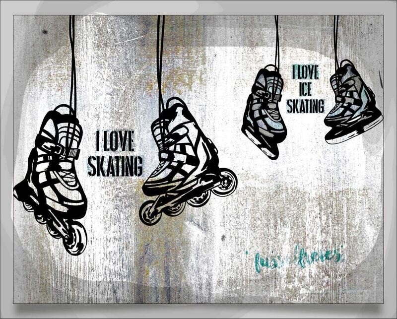 Skating Schlittschuhe &amp; Inliner Plotterdatei DXF SVG von  Fusselfreies (Adventskalender 2020)