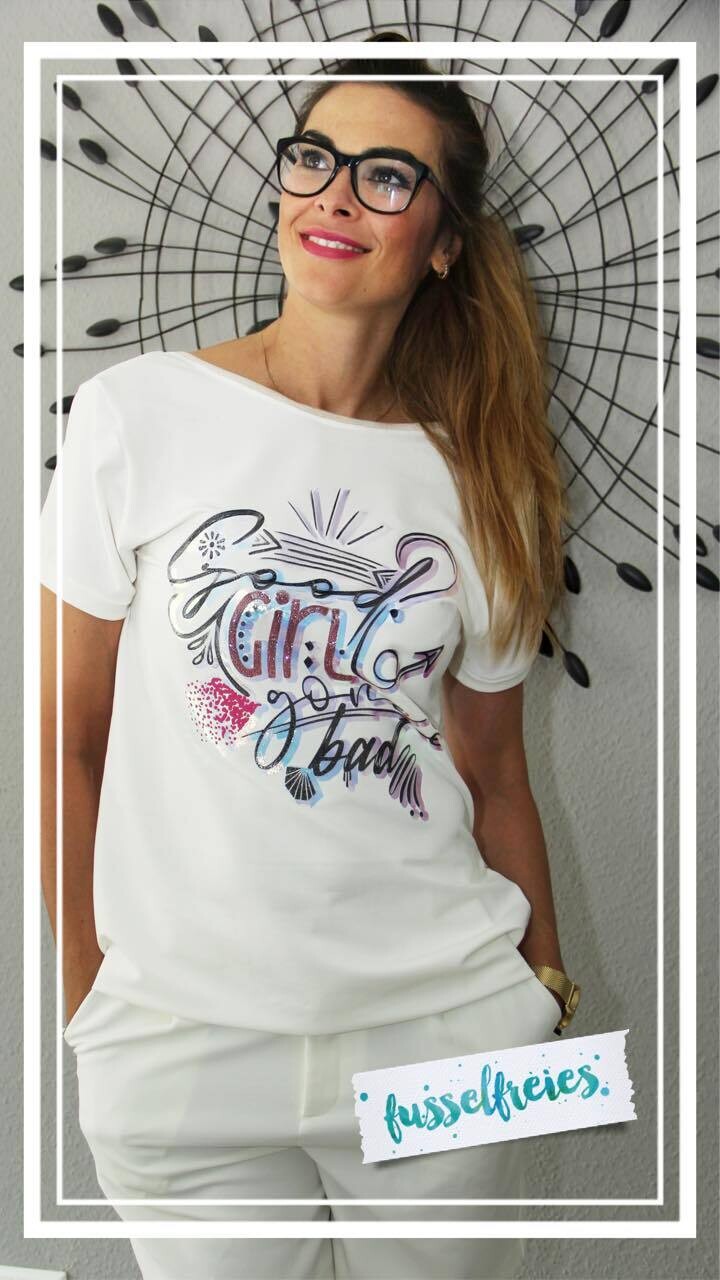 Girl Power - Good girl gone bad Plotterdatei DXF SVG PNG  statements von Fusselfreies