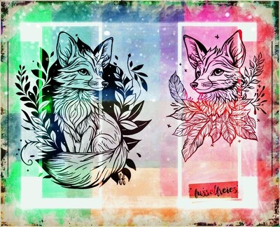 Der kleine Fuchs Vol3 - Plotterdatei Plottervorlage DXF SVG  von Fusselfreies