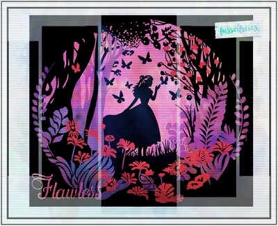 NATURE GIRL - FENSTER ZU FERNEN WELTEN Plotterdatei Plottervorlage DXF SVG von Fusselfreies (aus Adventskalender 2022)