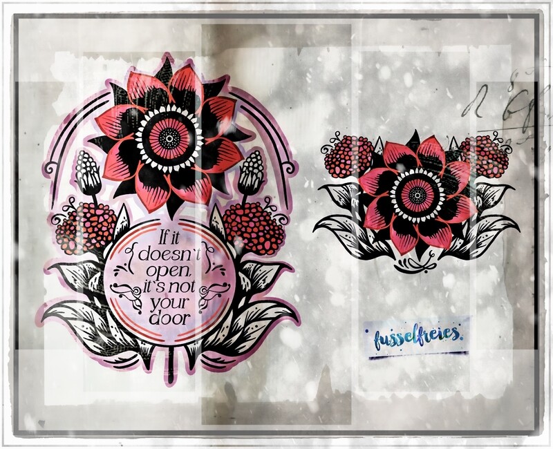 BLUMEN KOMPOSITIONEN VOL2 Plotterdatei Plottervorlage DXF SVG von Fusselfreies (aus Adventskalender 2022)