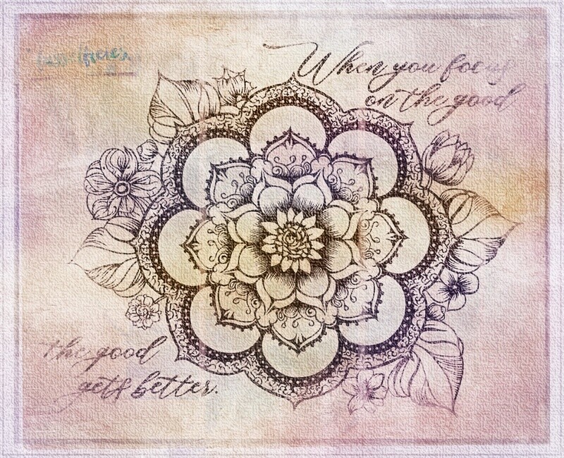 BLUMEN MANDALA X-MAS 2022 Edition - Plotterdatei Plottervorlage DXF SVG von Fusselfreies (aus Adventskalender 2022)