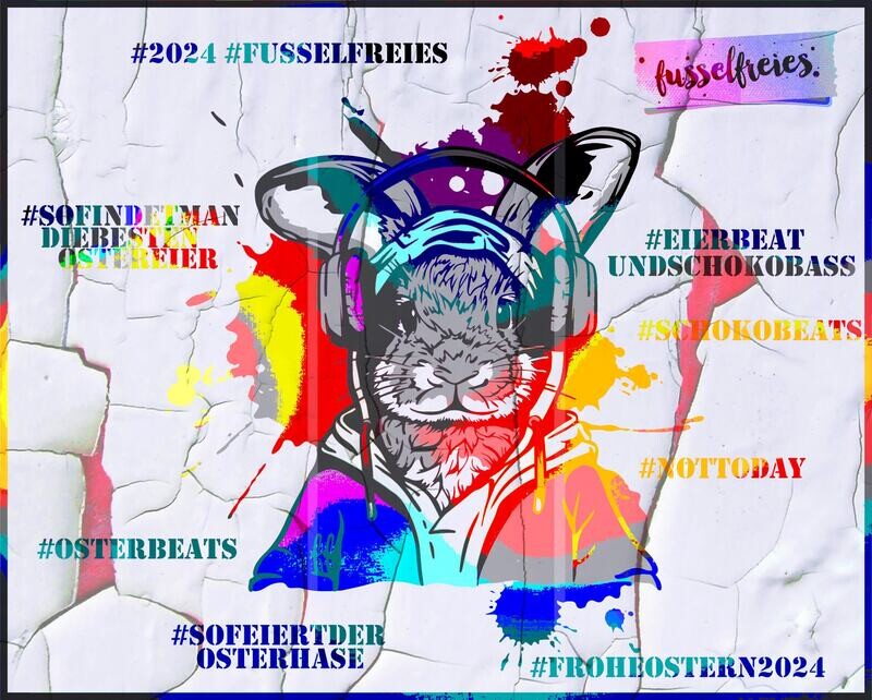 Osterbeats und Schokobass 2024 Plotterdatei Plottervorlage DXF SVG Ostern, Osterhase, Osterbeats, Eierbeat und Schokobass von Fusselfreies