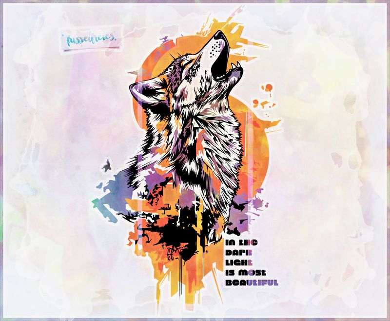 Wolfsgeheul - Die Wölfe 6.0 - Wolf Plotterdatei DXF SVG Wolf, Wolfskopf, Werwolf von Fusselfreies