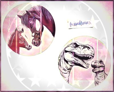 Circles Of Love Vol2 Plotterdatei Plottervorlage DXF SVG Pferd, Pferde, Fohlen, Dino, Dinosaurier, Tyrannosaurus Rex, Familie von Fusselfreies