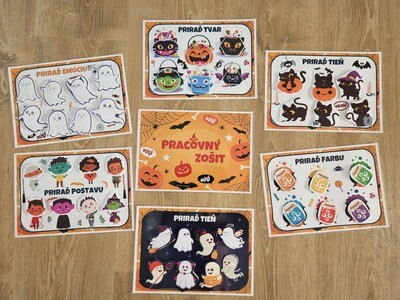 PZ007 - Halloweensky pracovný zošit PZ007 - Halloweensky pracovný zošit