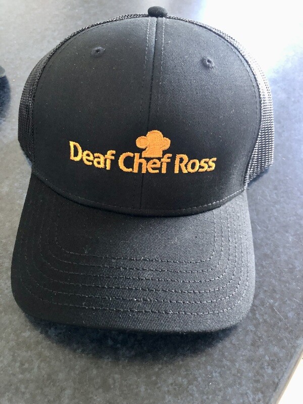 Deaf Chef Ross Black Mesh-Back Cap