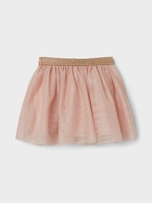 Gonna tulle rosa bimba mini
