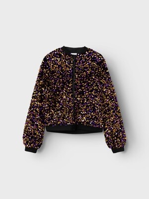 Bomber pailettes ragazza junior