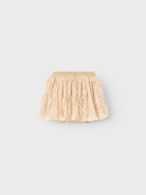 Gonna tulle ricamata bimba mini