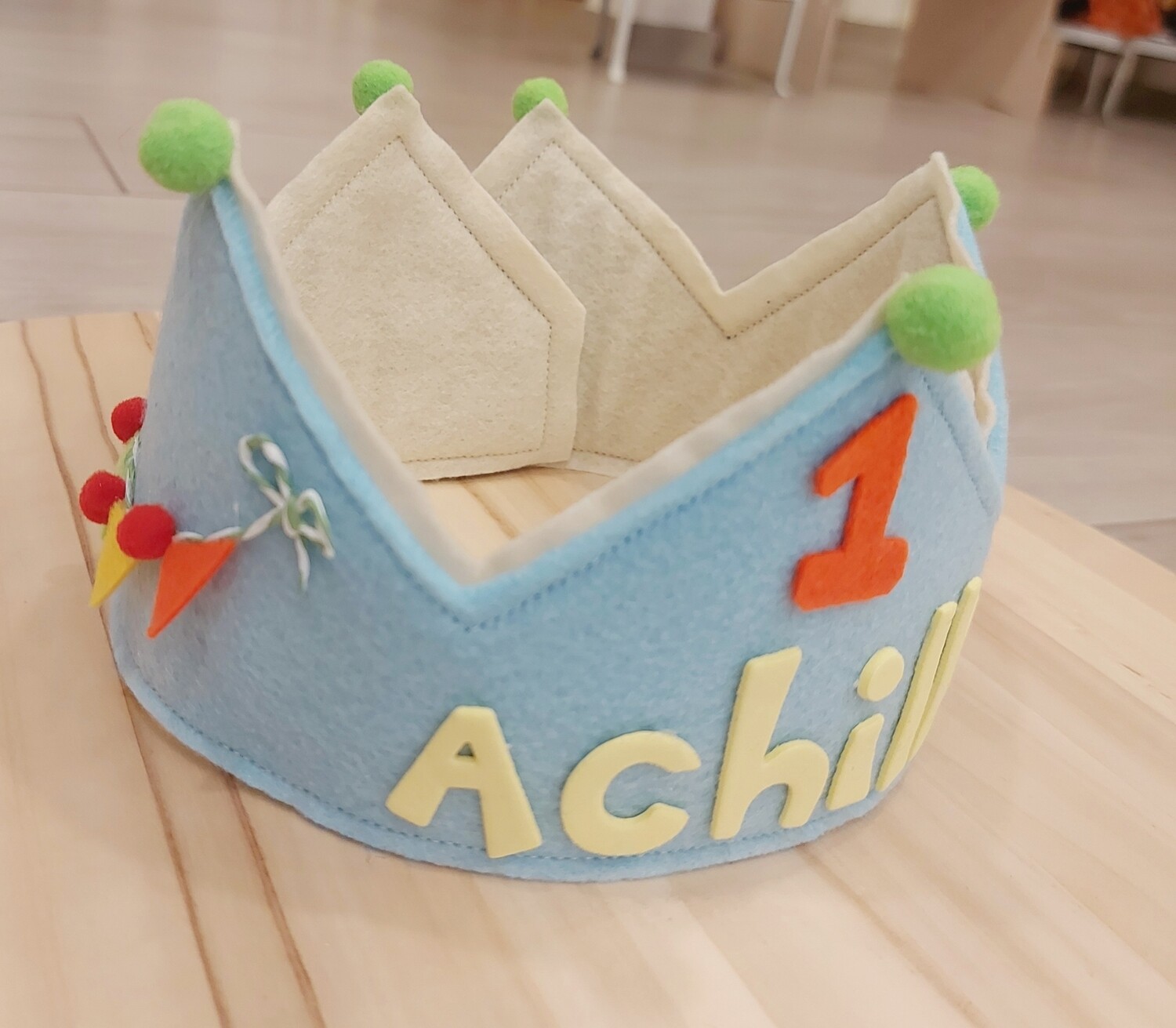 Coroncina compleanno animal