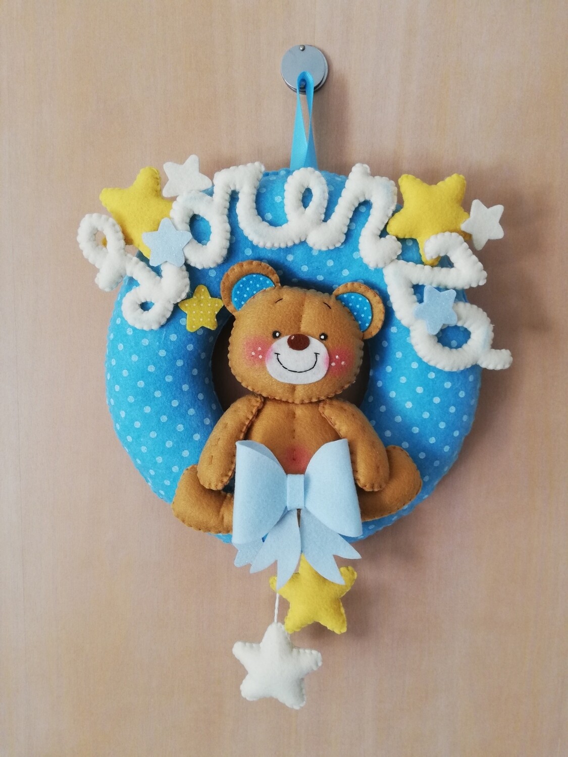 Fiocco nascita "orsetto"