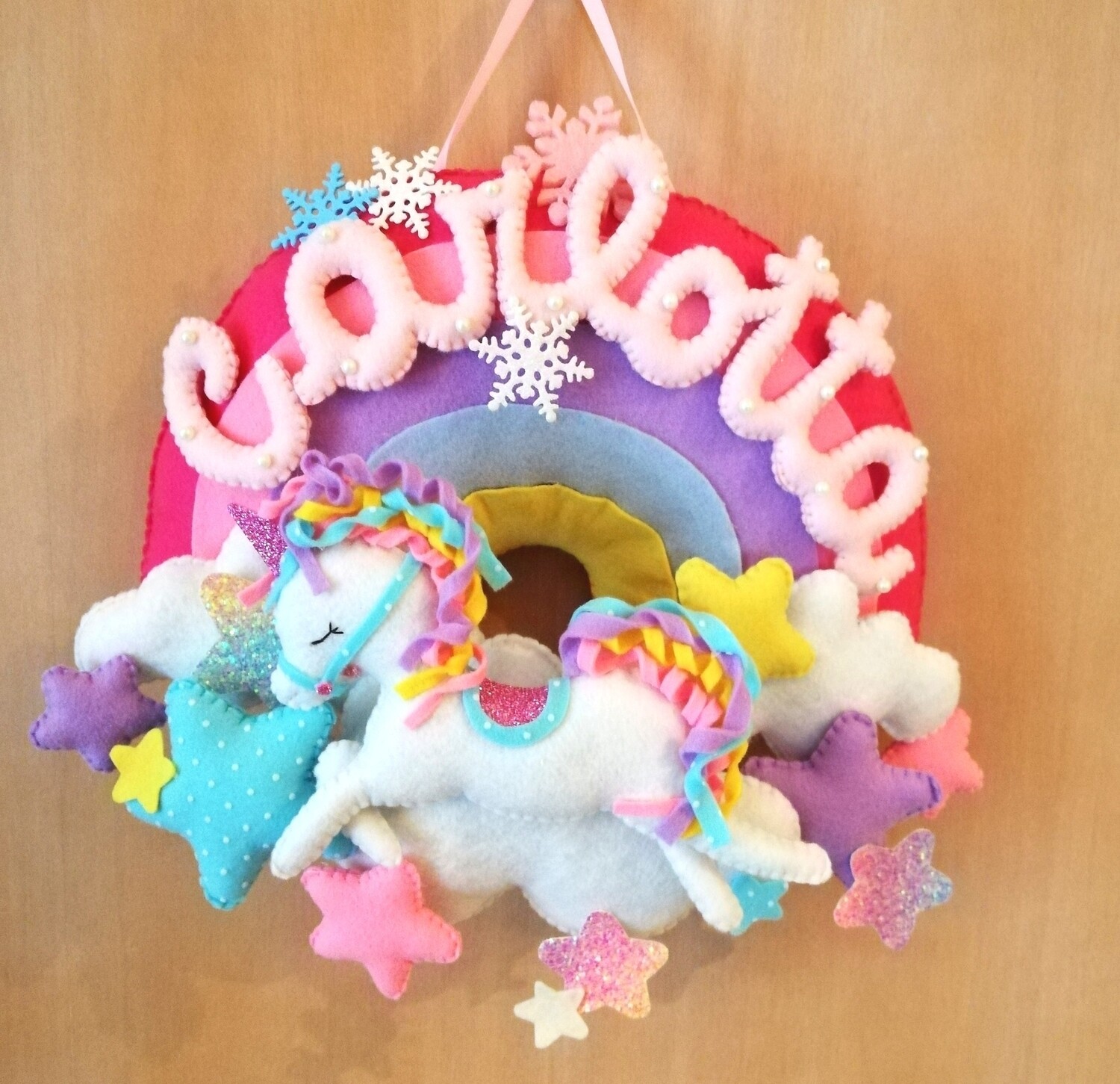 Fiocco nascita "unicorno"