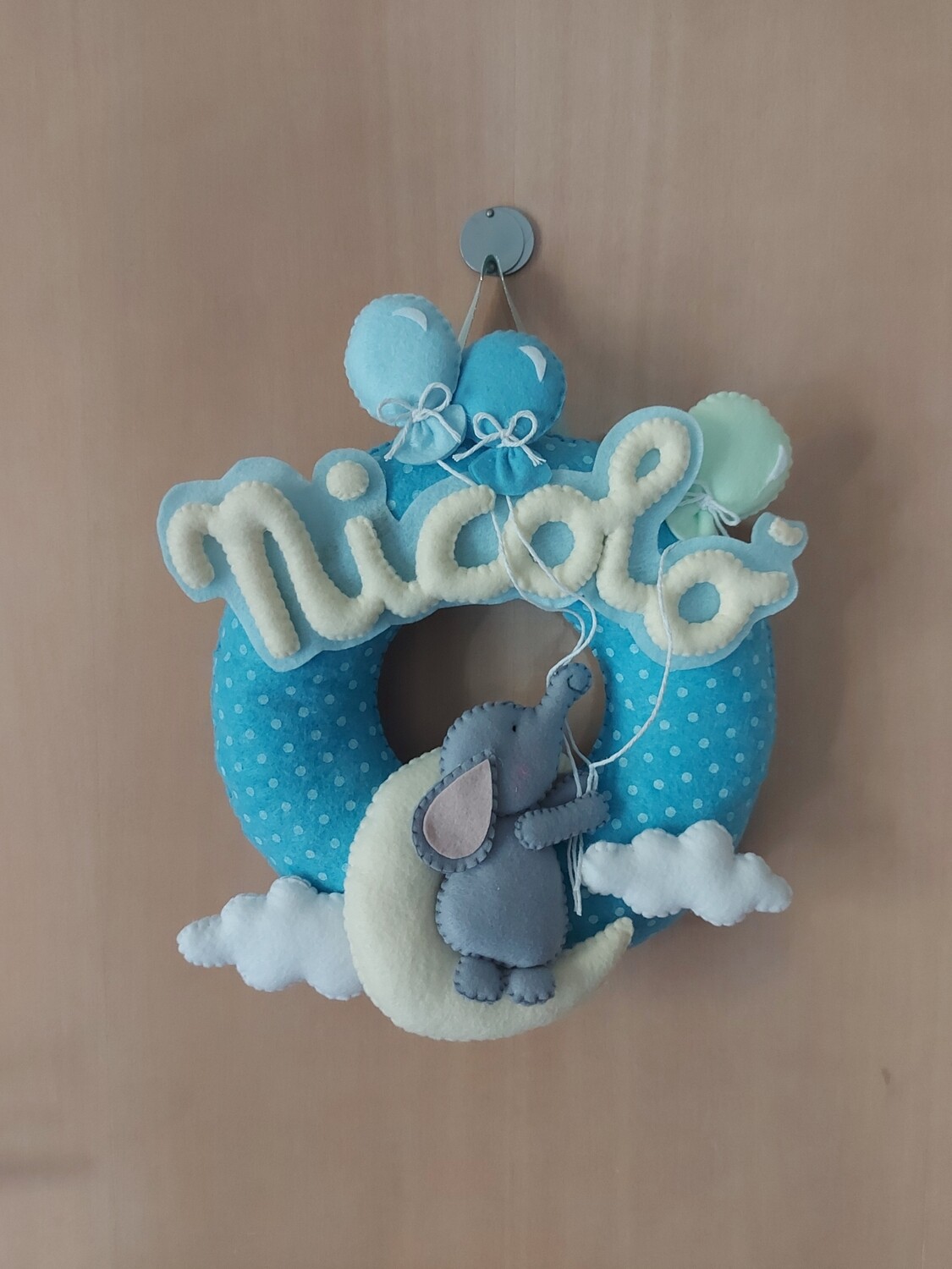 Fiocco nascita elefantino