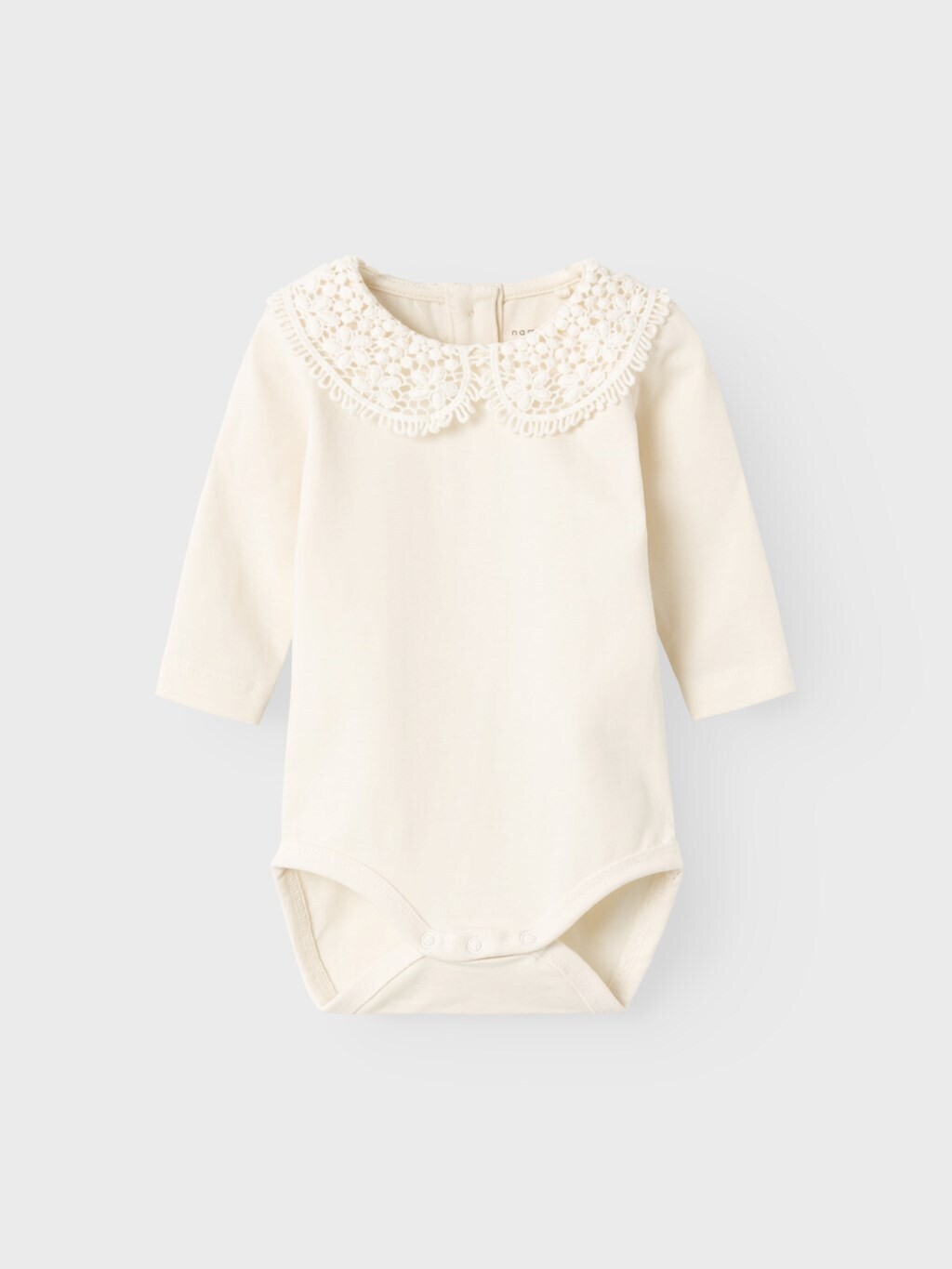 Body  colletto macramè panna