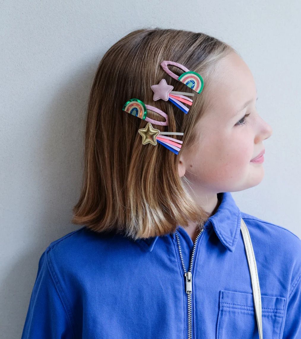 Clip arcobaleno e stelle