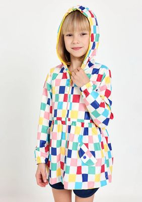 Giacca a vento reversibile mini girl