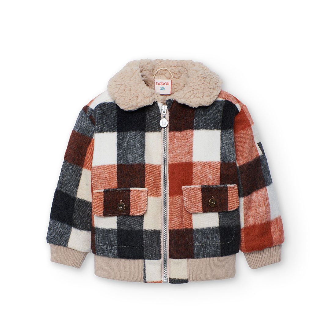 Giacca quadri mini boy