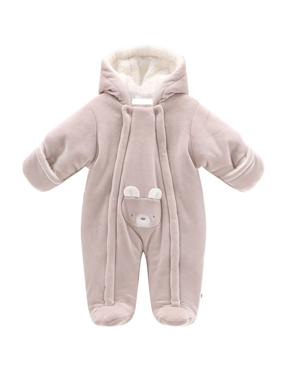 Tutone in ciniglia soft con cappuccio