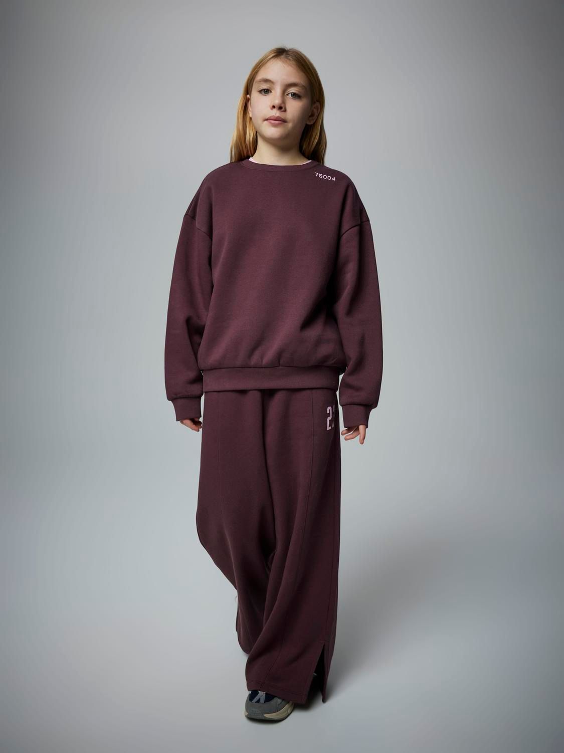 Felpa girocollo junior girl