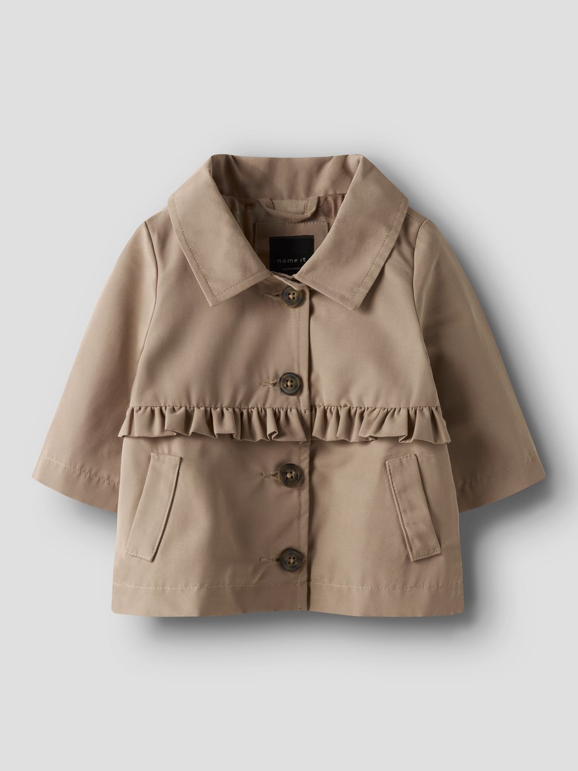 Giubbotto trench bimba