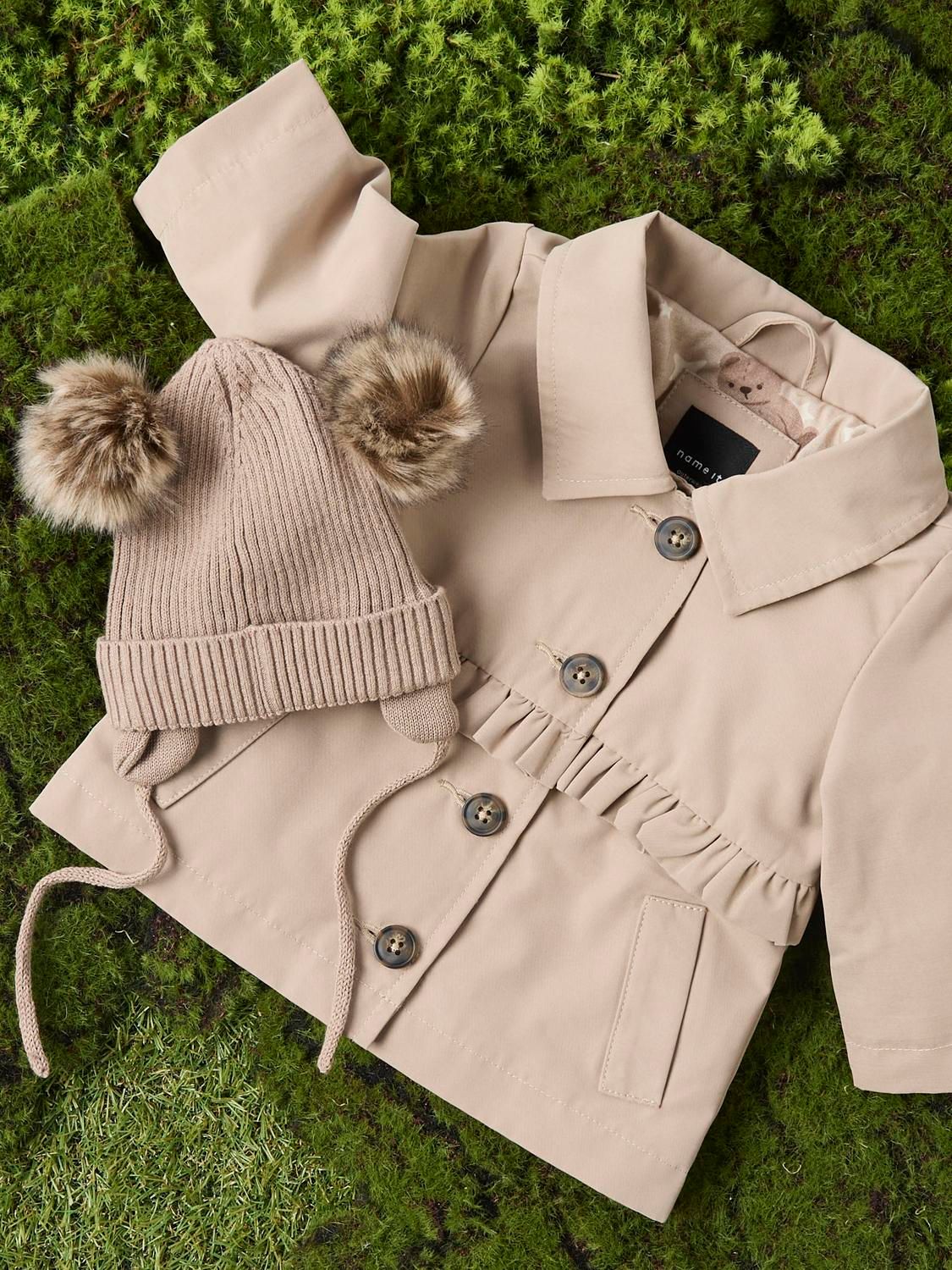 Giubbotto trench bimba