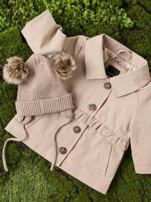 Giubbotto trench bimba