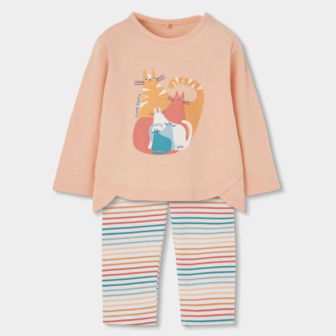 completo 2 pezzi baby girl