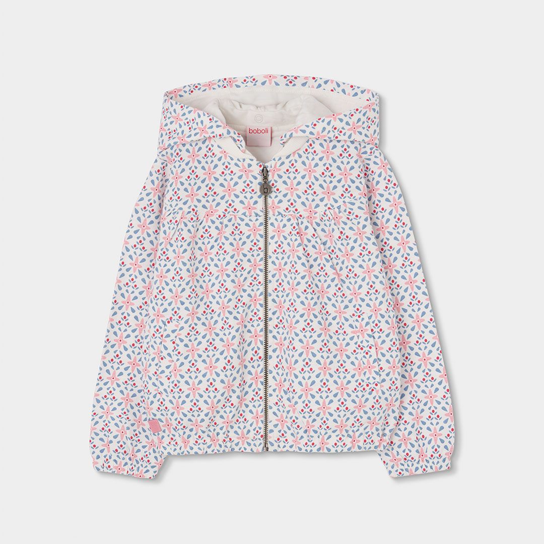 felpa con zip mini girl