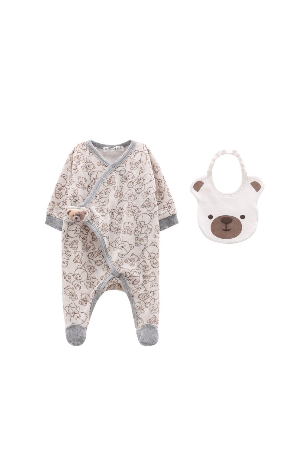 Tutina e bavaglino neonato