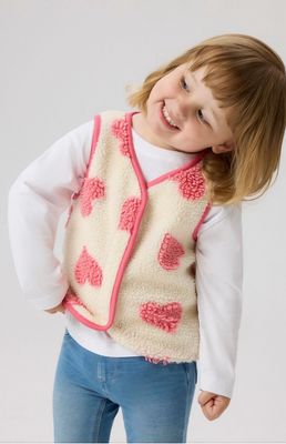 Mini girl gilet cuori
