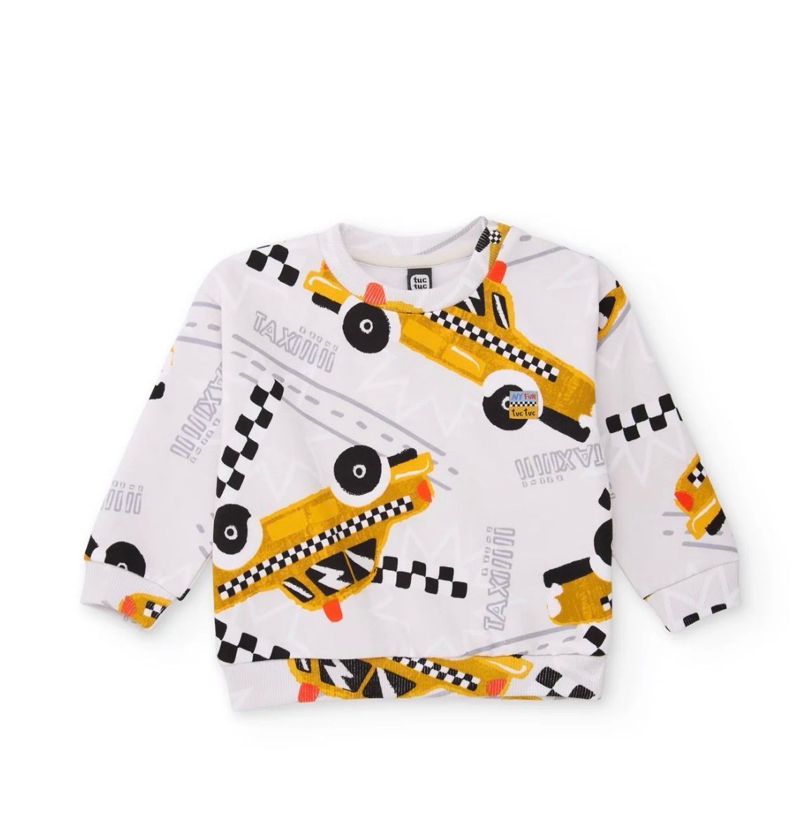 Mini boy felpa girocollo