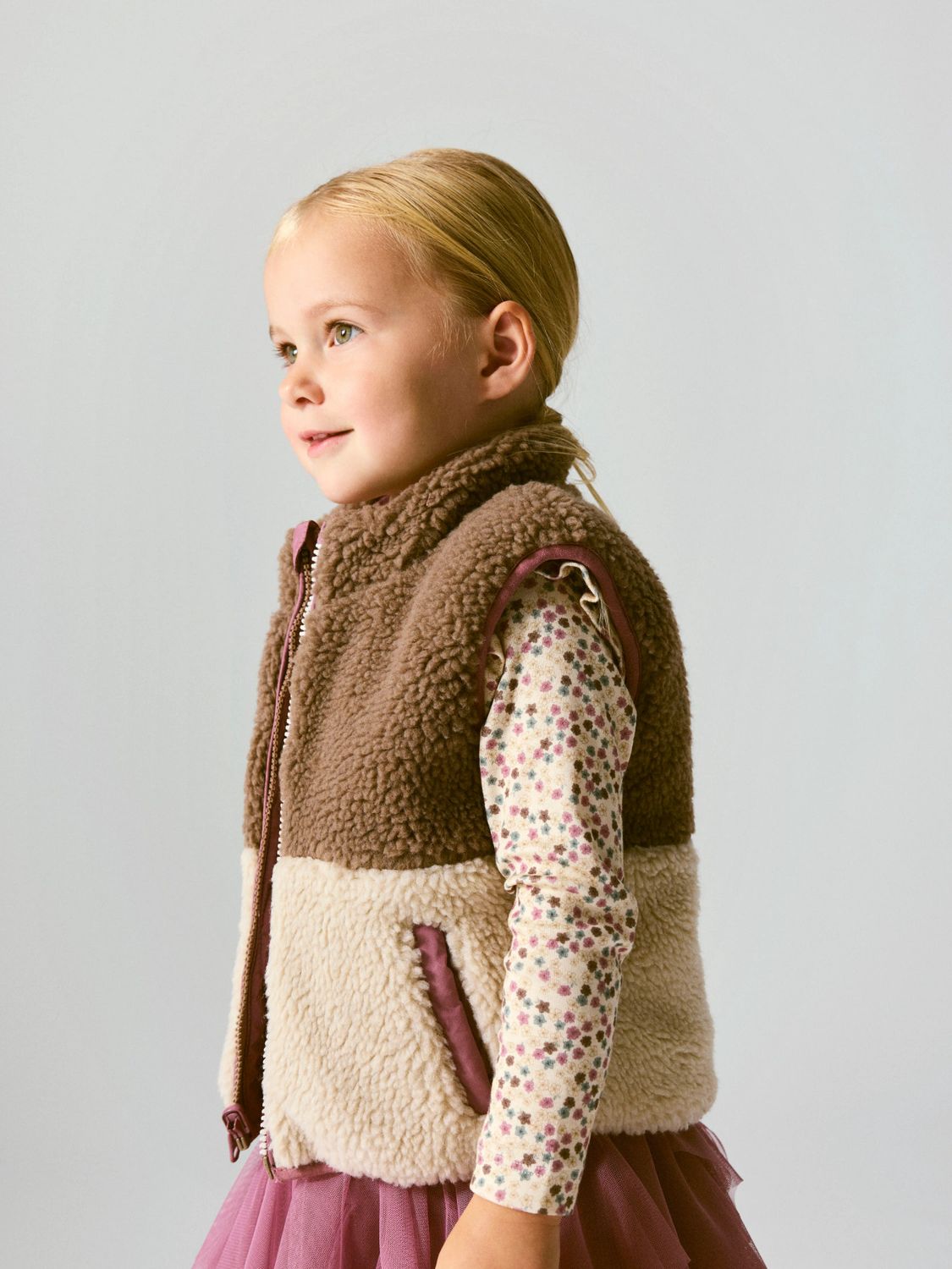 Mini girl gilet teddy Mini girl gilet teddy
