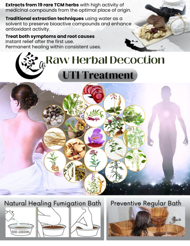 Raw Herbal Decoction - UTI Treatment