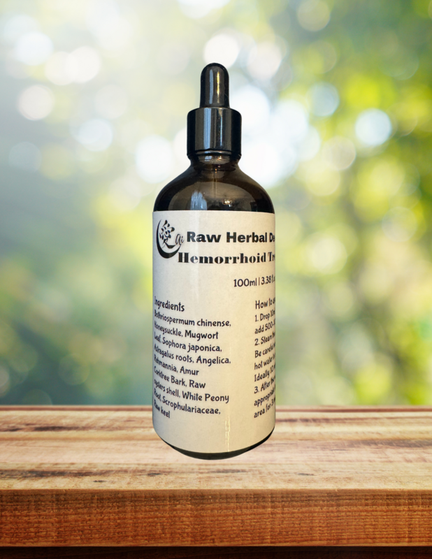 Raw Herbal Decoction - Hemorrhoid Treatment
