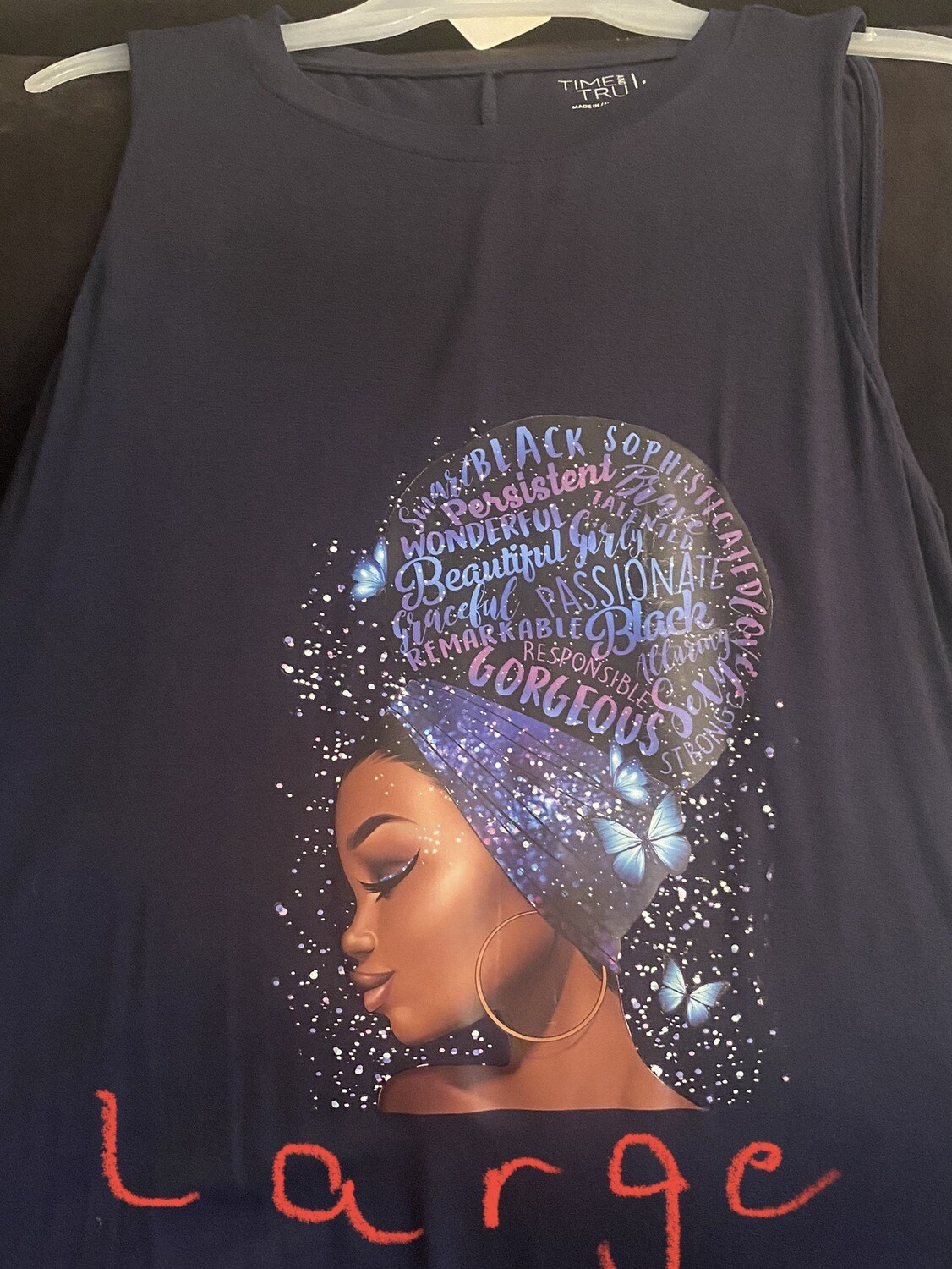 God Said it- Sleeveless dress with pockets-Let Me Know If You Need A Different Size -Large